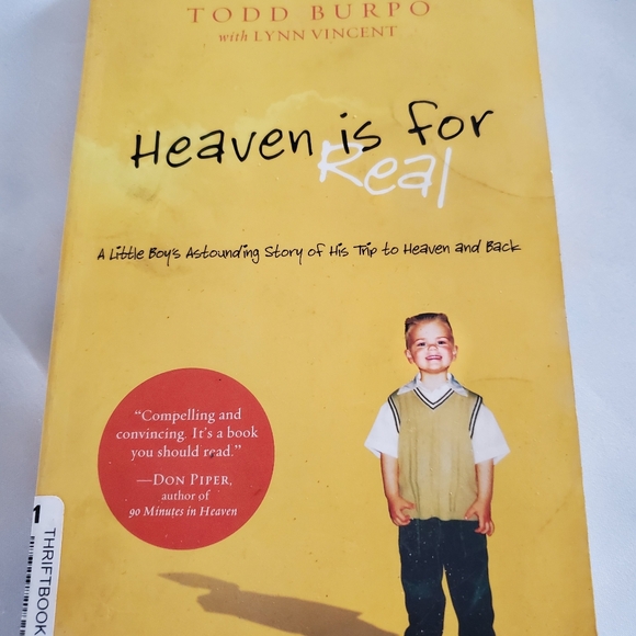 Thomas Nelson Other - Heaven Is For Real Book By Todd BURPO
